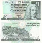 1 Pounds 1999 Škótsko