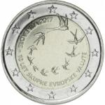 2 EURO Slovinsko 2017 - 10. rokov eura v Slovinsku