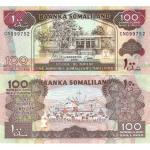 100 Shillings 2002 Somálsko