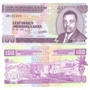 100 Francs 2001 Burundi
Kliknutím zobrazíte detail obrázku.