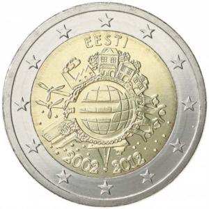 2 EURO Estónsko 2012 - 10. rokov Euro meny
Kliknutím zobrazíte detail obrázku.