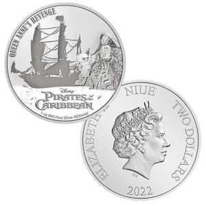 2 Dollars Niue 2022 - Queen Anne