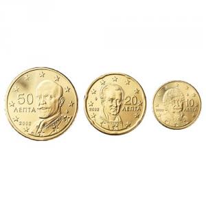 Mini set obehových Euro mincí Grécka 2002 - 10, 20, 50 cent
Kliknutím zobrazíte detail obrázku.