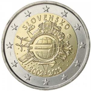 2 EURO Slovensko 2012 - 10. rokov Euro meny
Kliknutím zobrazíte detail obrázku.